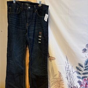 Levi's Men's Relaxed Jeans in Deep Indigo